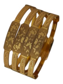 Gold Plated Bangles